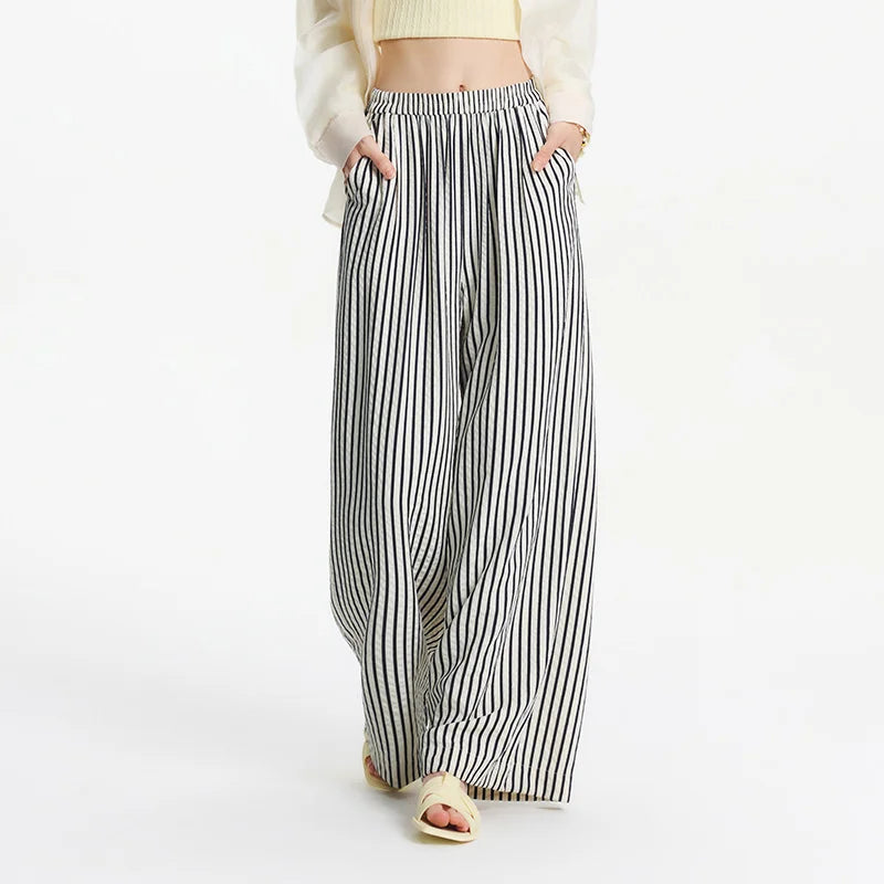 Sunday Stroll Striped Palazzo Pants