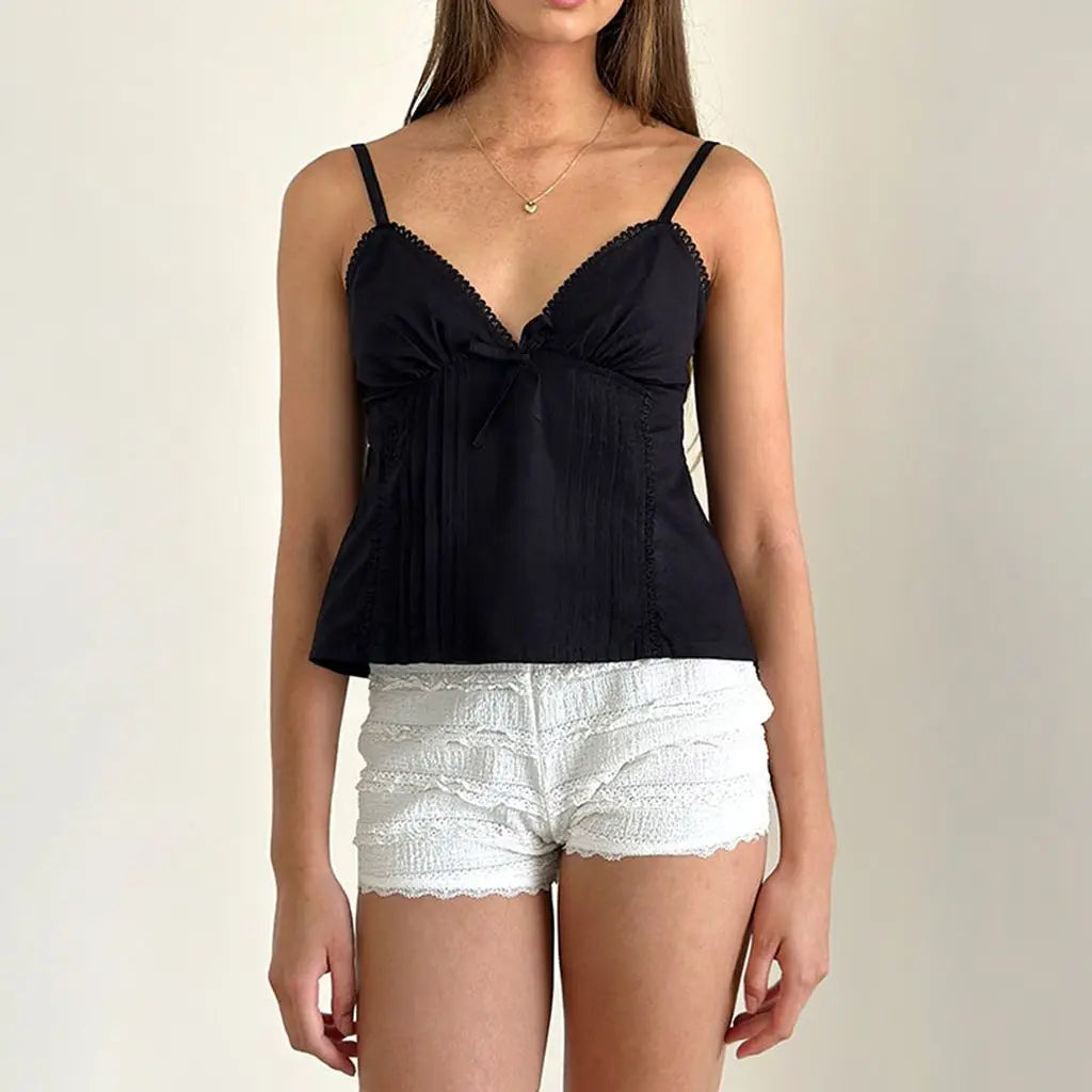 Daisy Lace Bow Camisole
