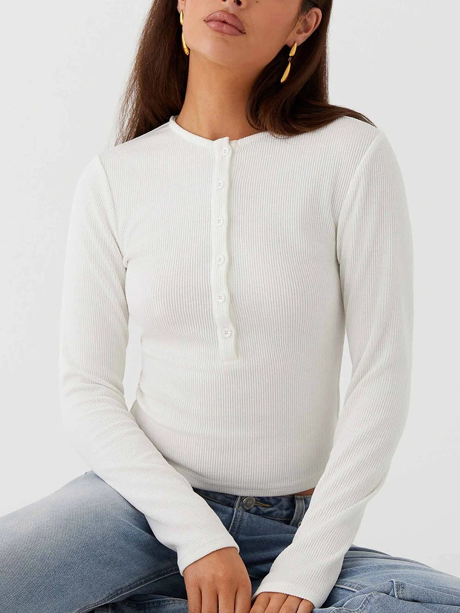 Everyday Soft Henley Tee