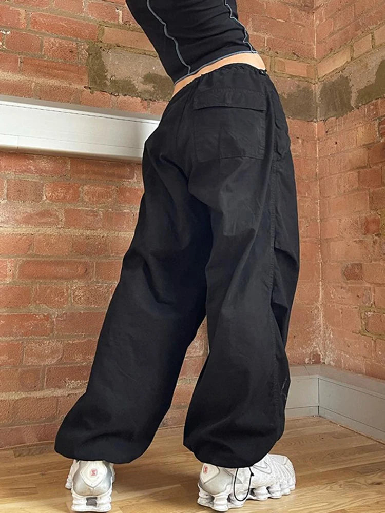 Cozy Drawstring Flare Pants