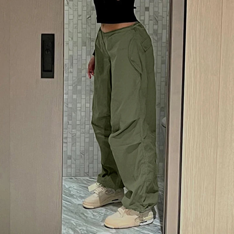 Cozy Drawstring Flare Pants