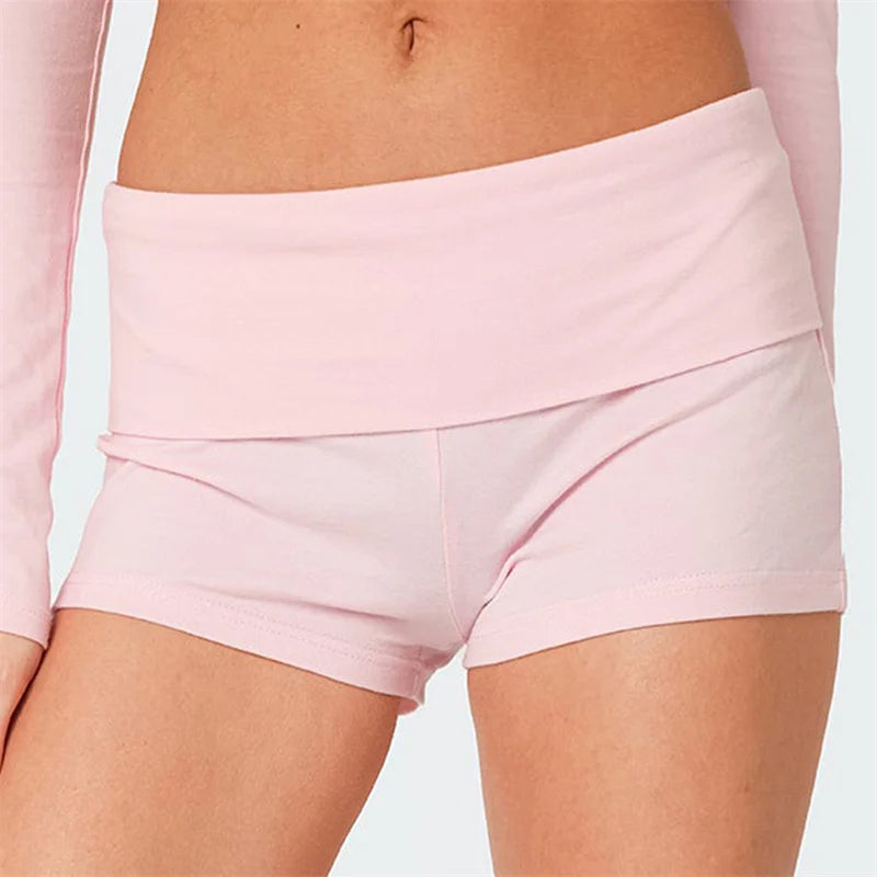 Softcore Foldover Mini Shorts