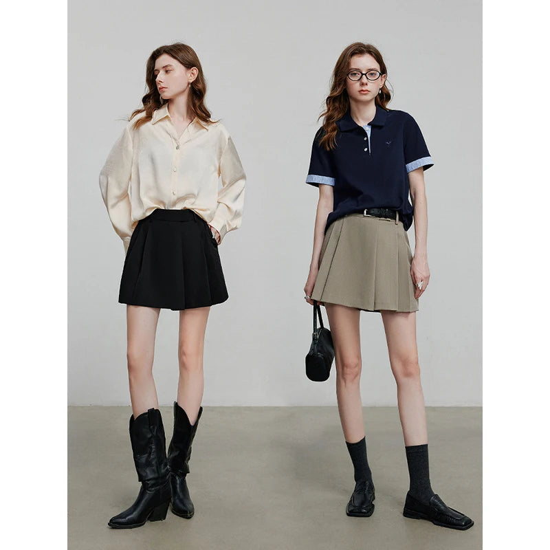 Sharp Silhouette Skort