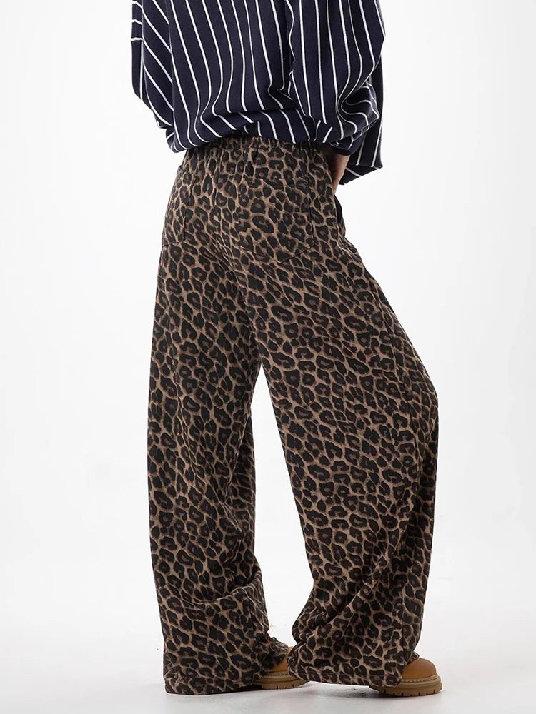 Nocturnal Leopard Wide Leg Pants