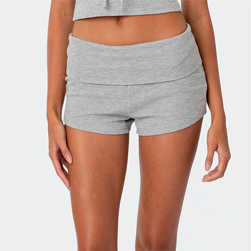 Softcore Foldover Mini Shorts