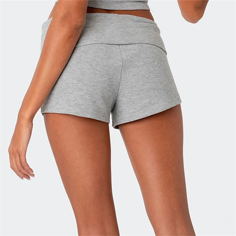 Softcore Foldover Mini Shorts