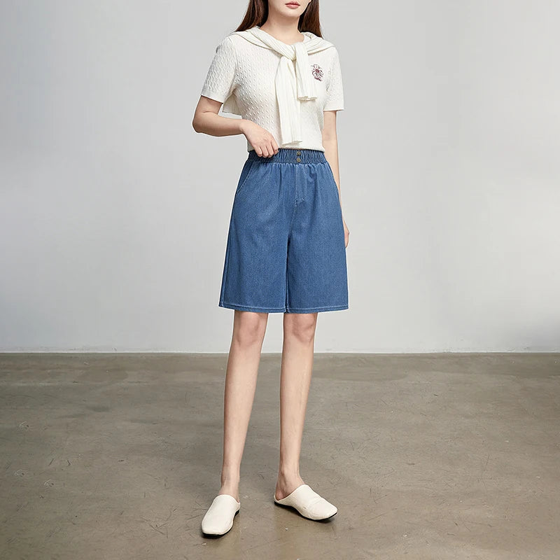 Denim Daytrip Bermuda Shorts