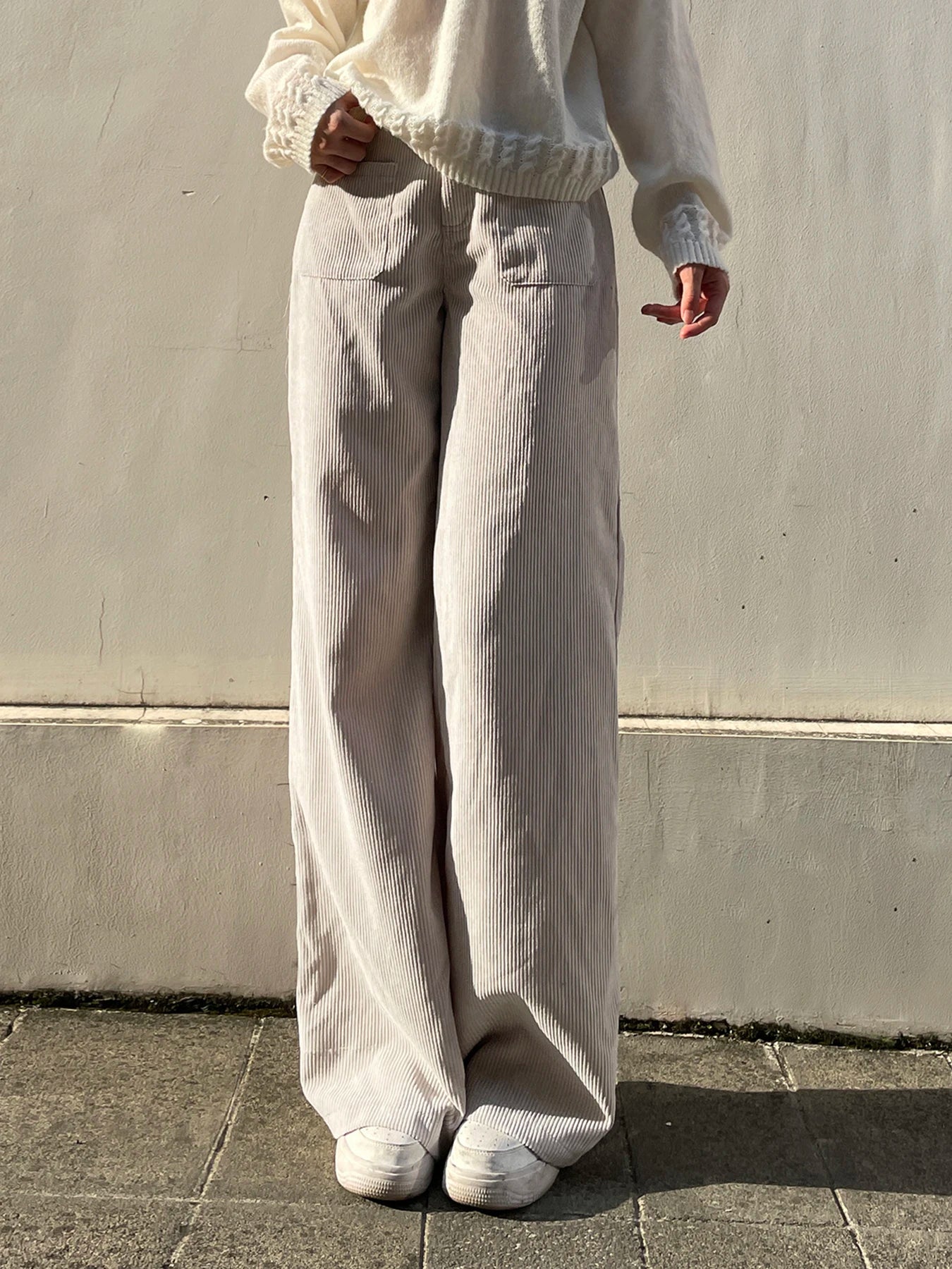 Cream Corduroy Dream Pants