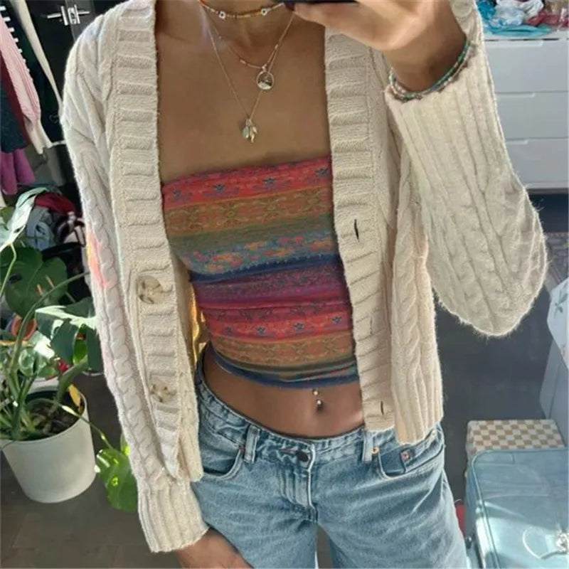 Daisy Dream Mesh Tube Top
