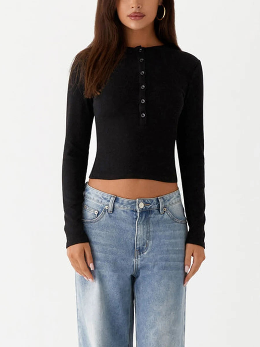 Everyday Soft Henley Tee