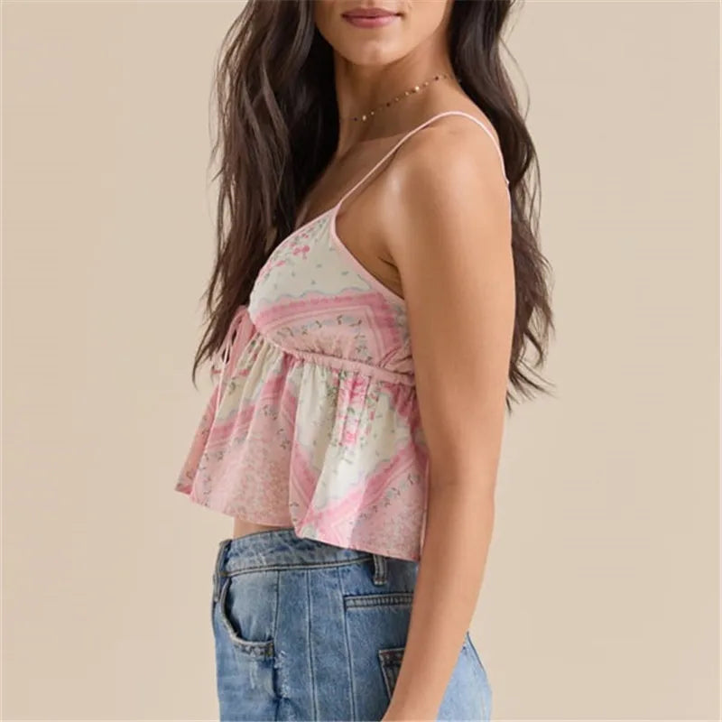 Boho Bloom Babydoll Cami