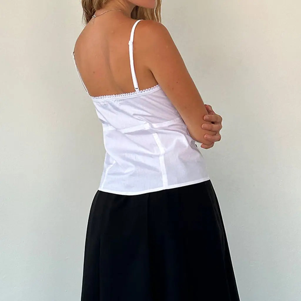 Daisy Lace Bow Camisole