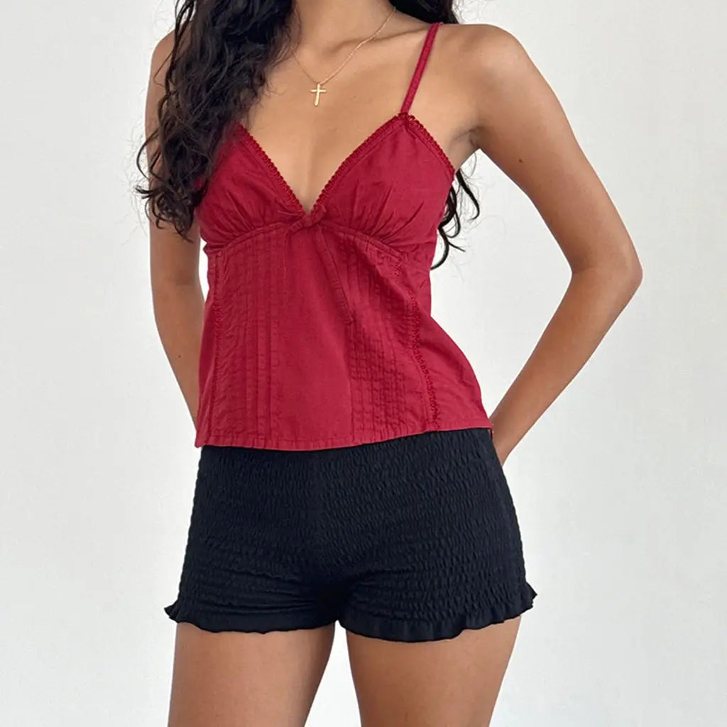 Daisy Lace Bow Camisole