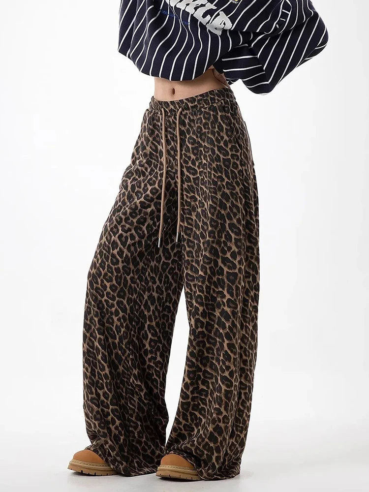 Nocturnal Leopard Wide Leg Pants