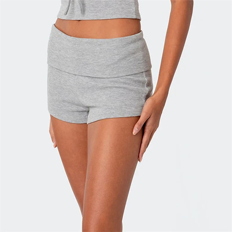 Softcore Foldover Mini Shorts