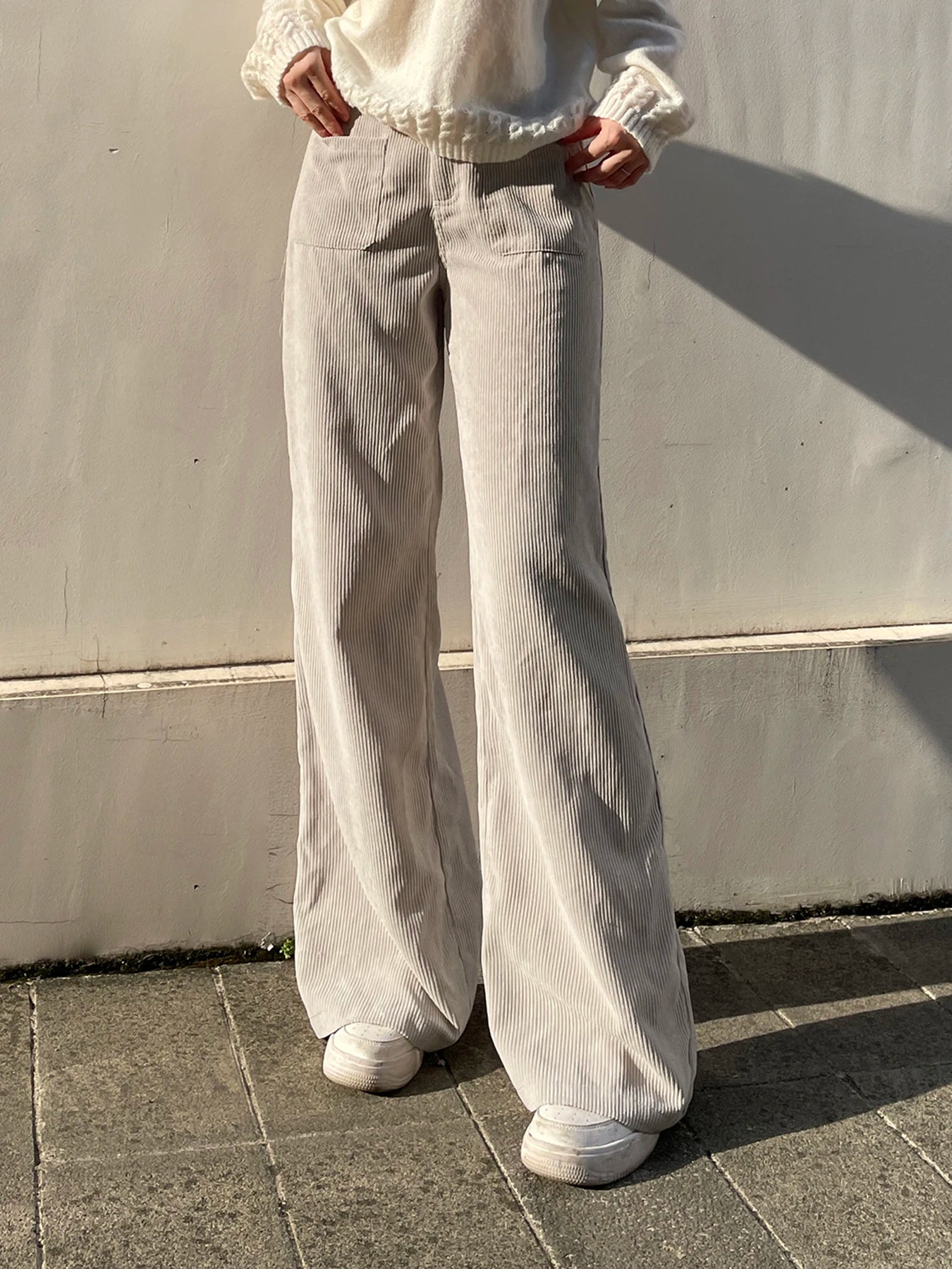 Cream Corduroy Dream Pants