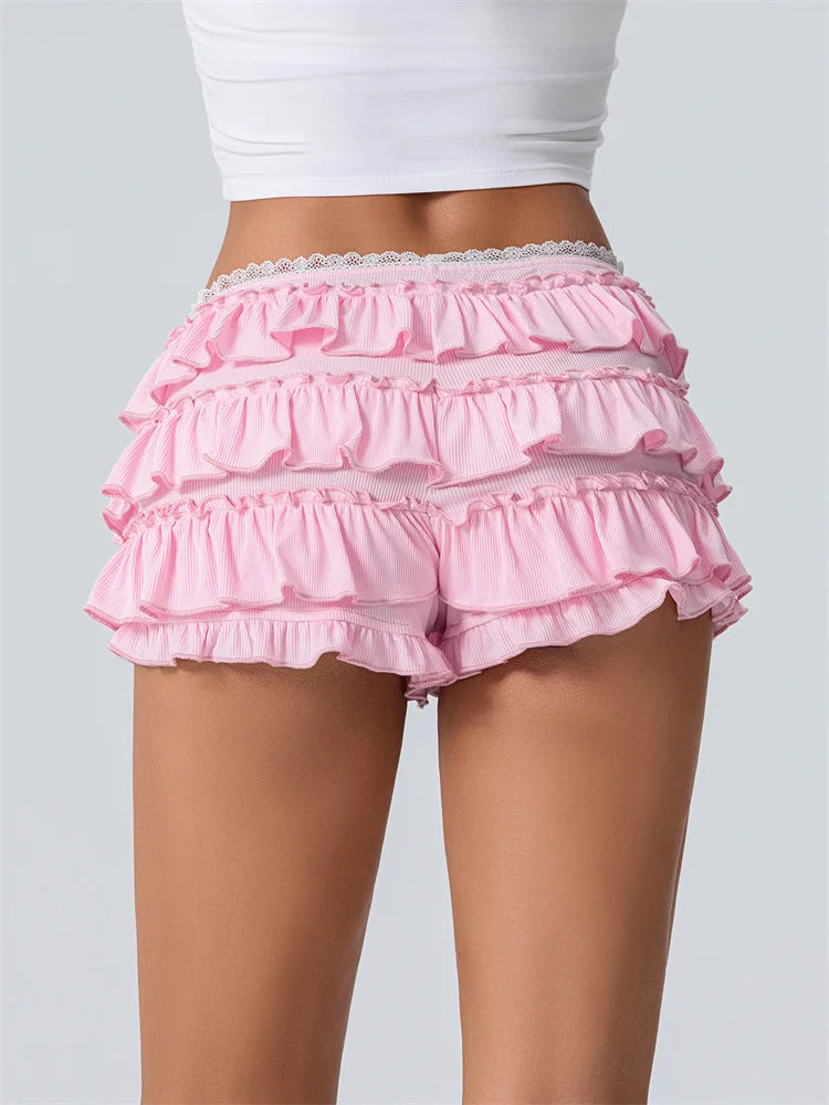 Sugar Rush Tiered Ruffle Shorts
