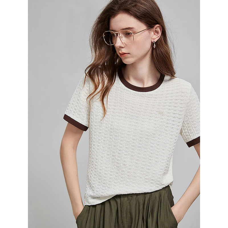 Textured Essential Crew Tee