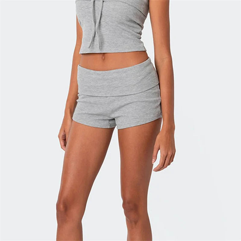 Softcore Foldover Mini Shorts