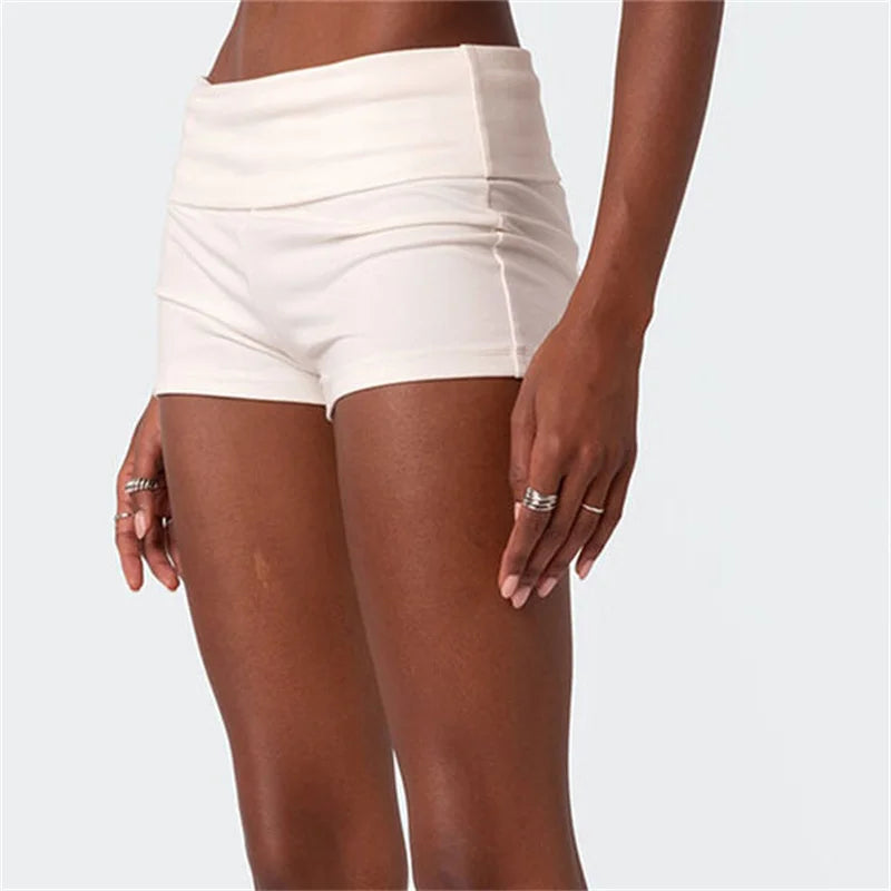 Softcore Foldover Mini Shorts