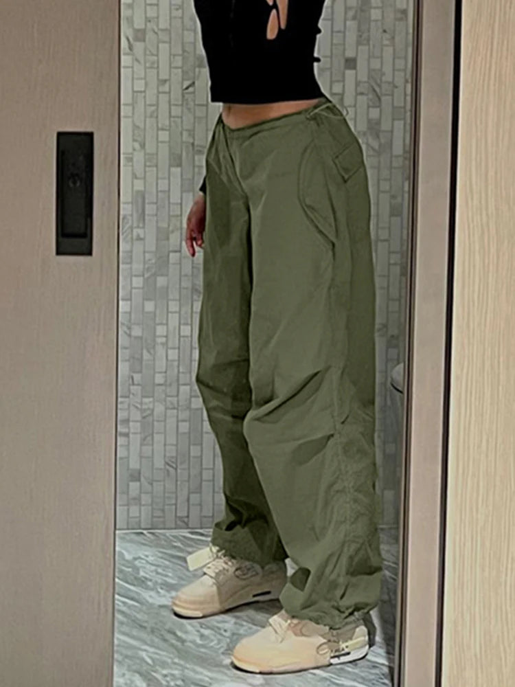 Cozy Drawstring Flare Pants
