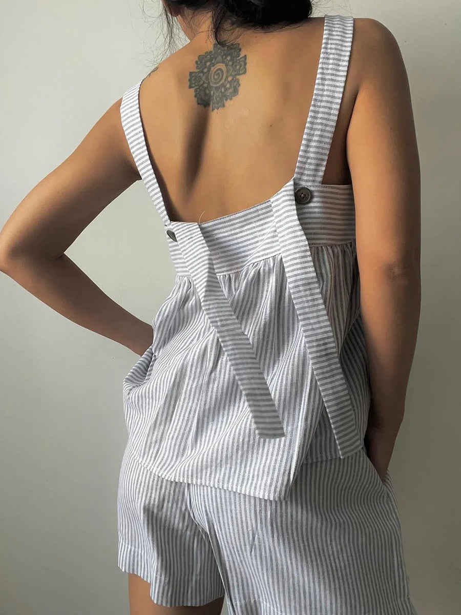 Soft Flow Tie-Front Tank