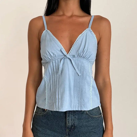 Daisy Lace Bow Camisole