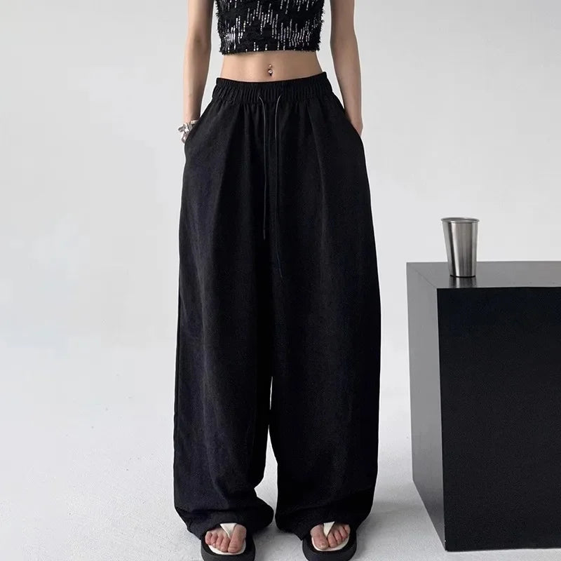 Cream Cloud Wide-Leg Trousers