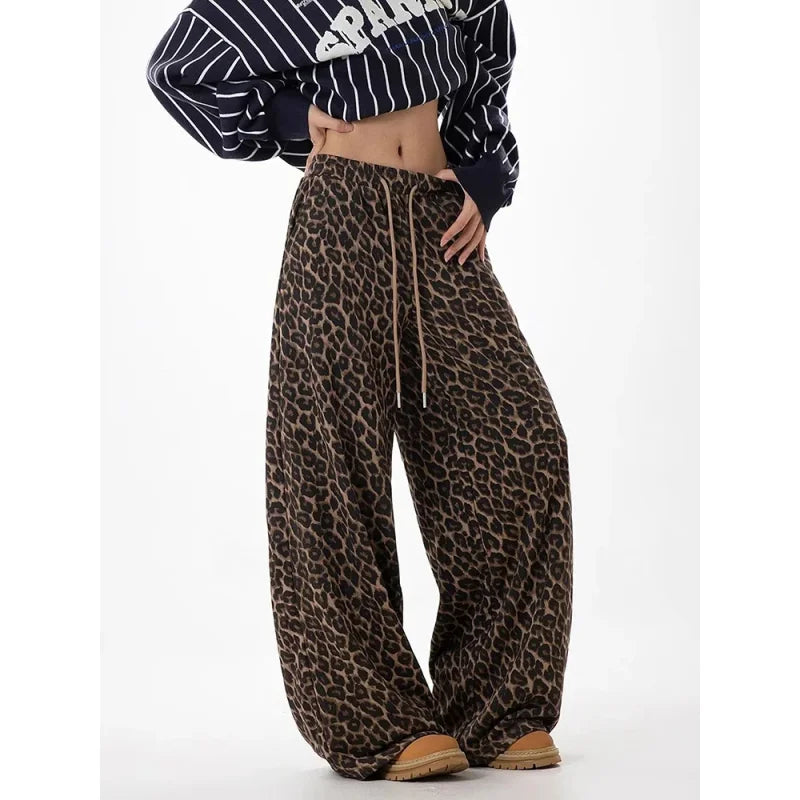Nocturnal Leopard Wide Leg Pants
