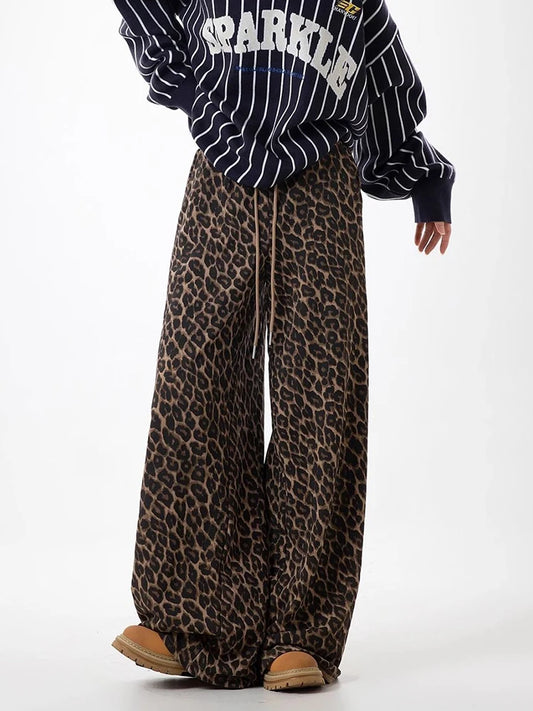 Nocturnal Leopard Wide Leg Pants