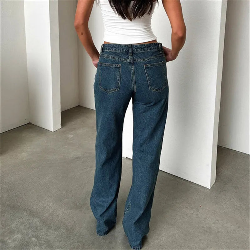 Sunwashed Low Rise Denim