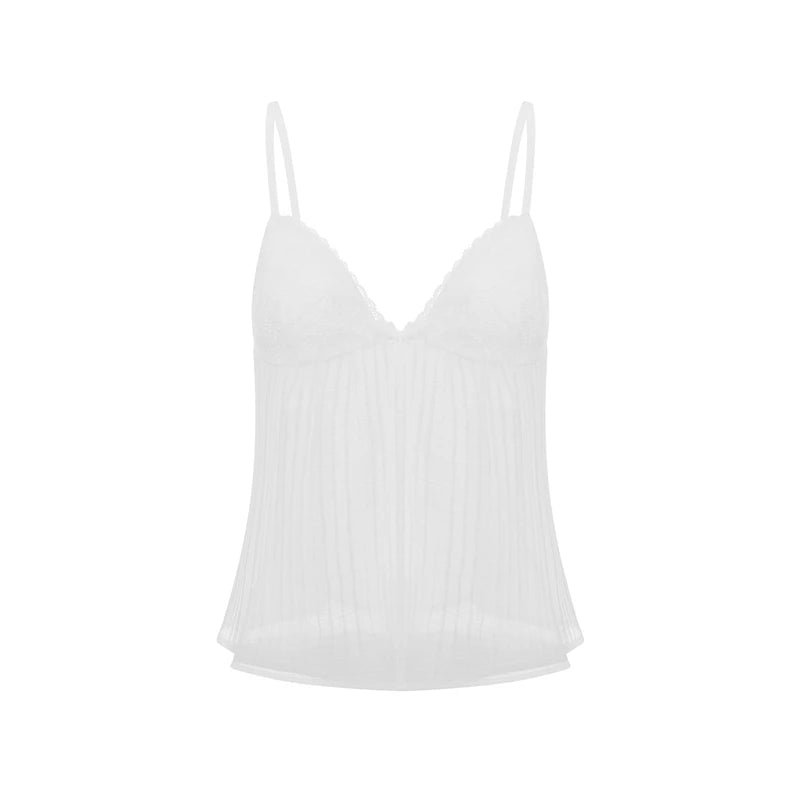 Lace Whisper Babydoll Cami