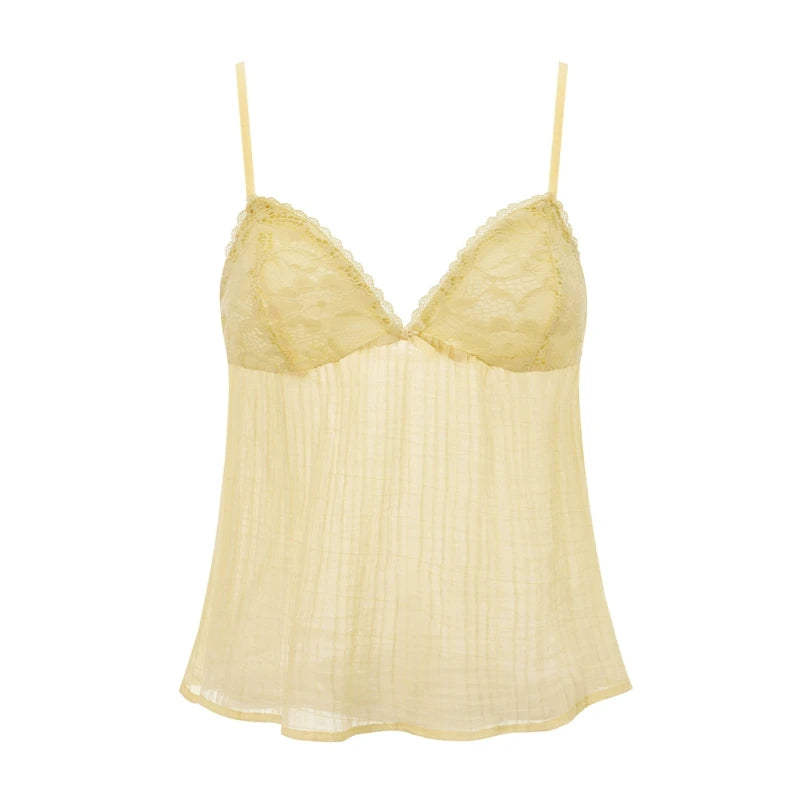 Lace Whisper Babydoll Cami