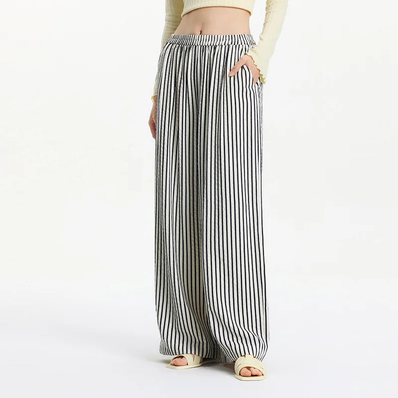 Sunday Stroll Striped Palazzo Pants