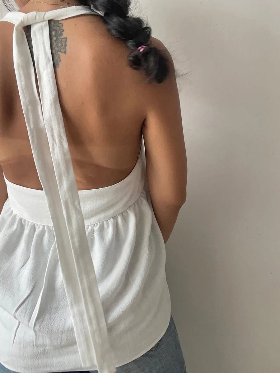 Soft Flow Tie-Front Tank