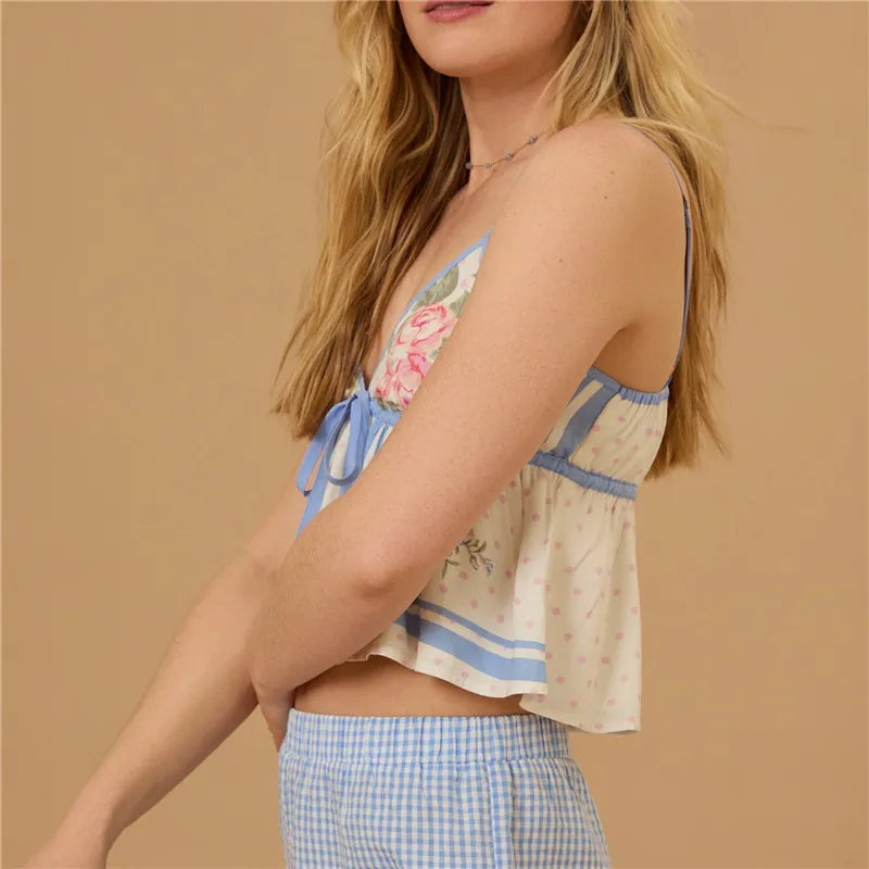 Boho Bloom Babydoll Cami