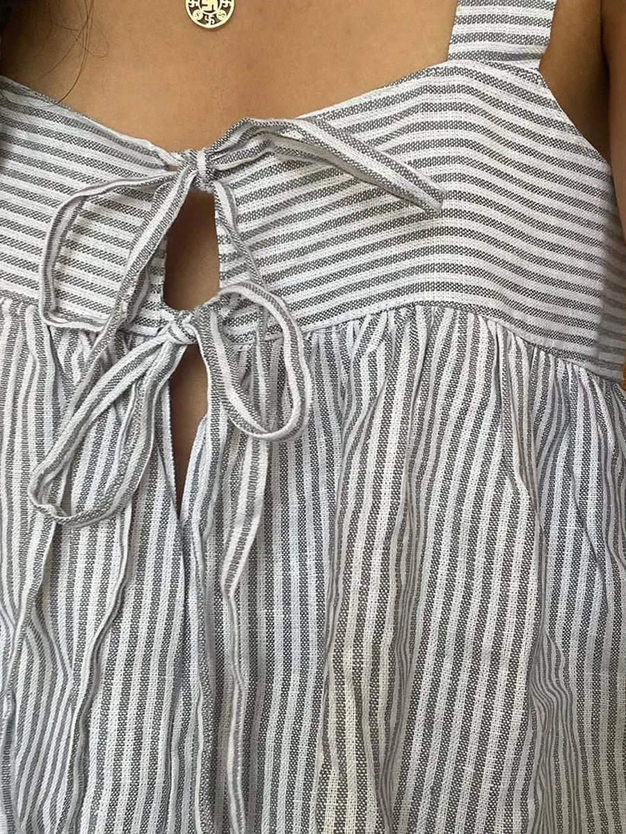 Soft Flow Tie-Front Tank