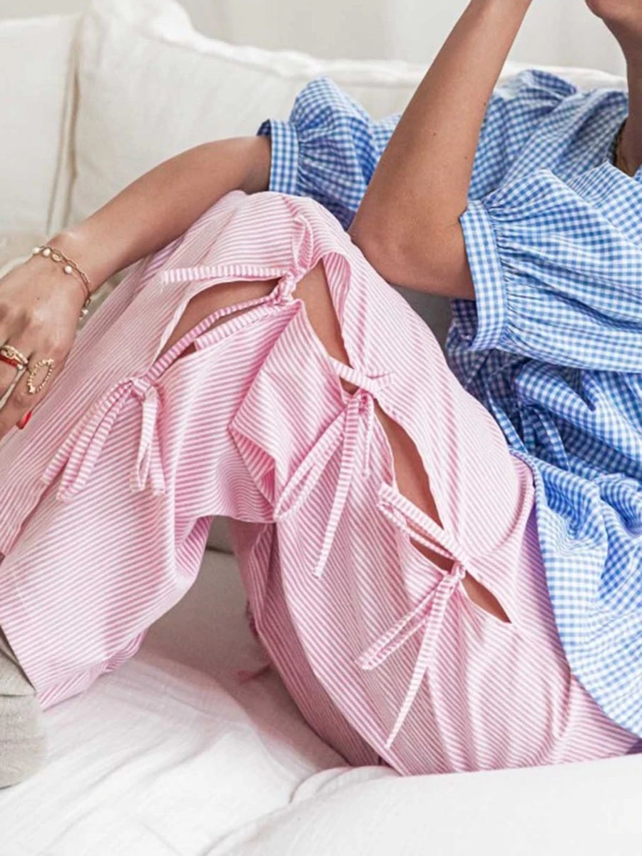 Cottage Tie-Side Lounge Pants
